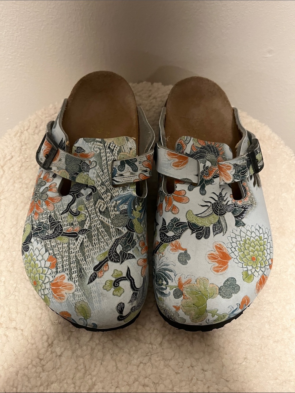 PAPILLIO BY BIRKENSTOCK Simply Flowers Floral Clogs, EU 35